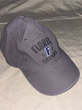 Florida Gators Embroidered Cap - Gray with Blue Accent